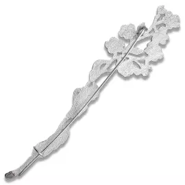 Silver brooch "Forget-me-not" from the collection "Herbarium of Tatyana Polyakova"